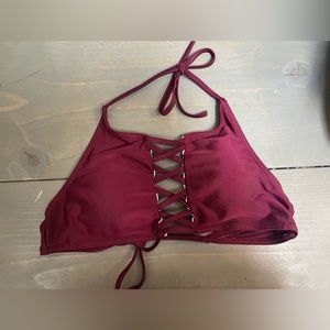 magenta/ purple bathing suit top